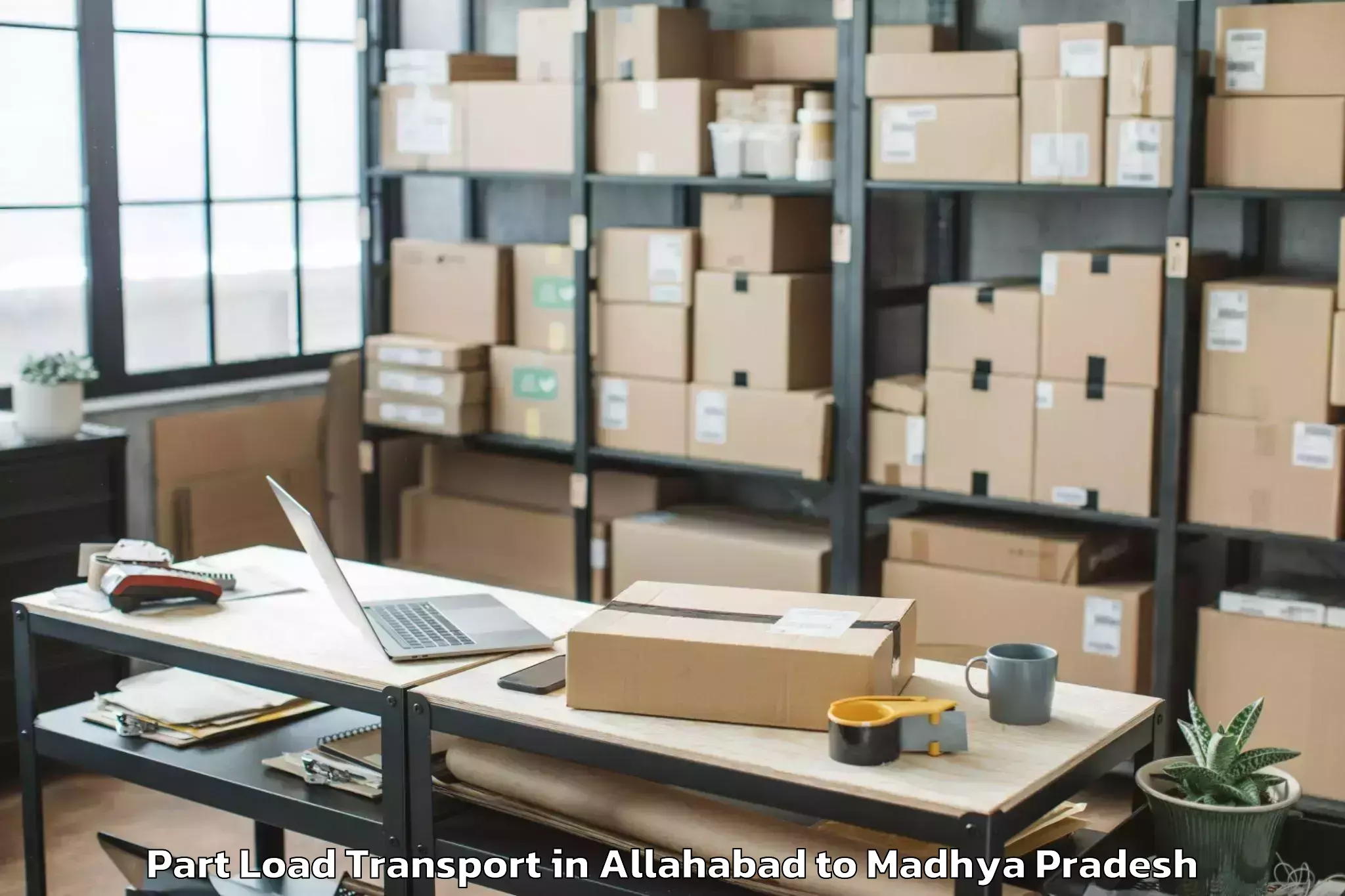 Easy Allahabad to Iit Indore Part Load Transport Booking